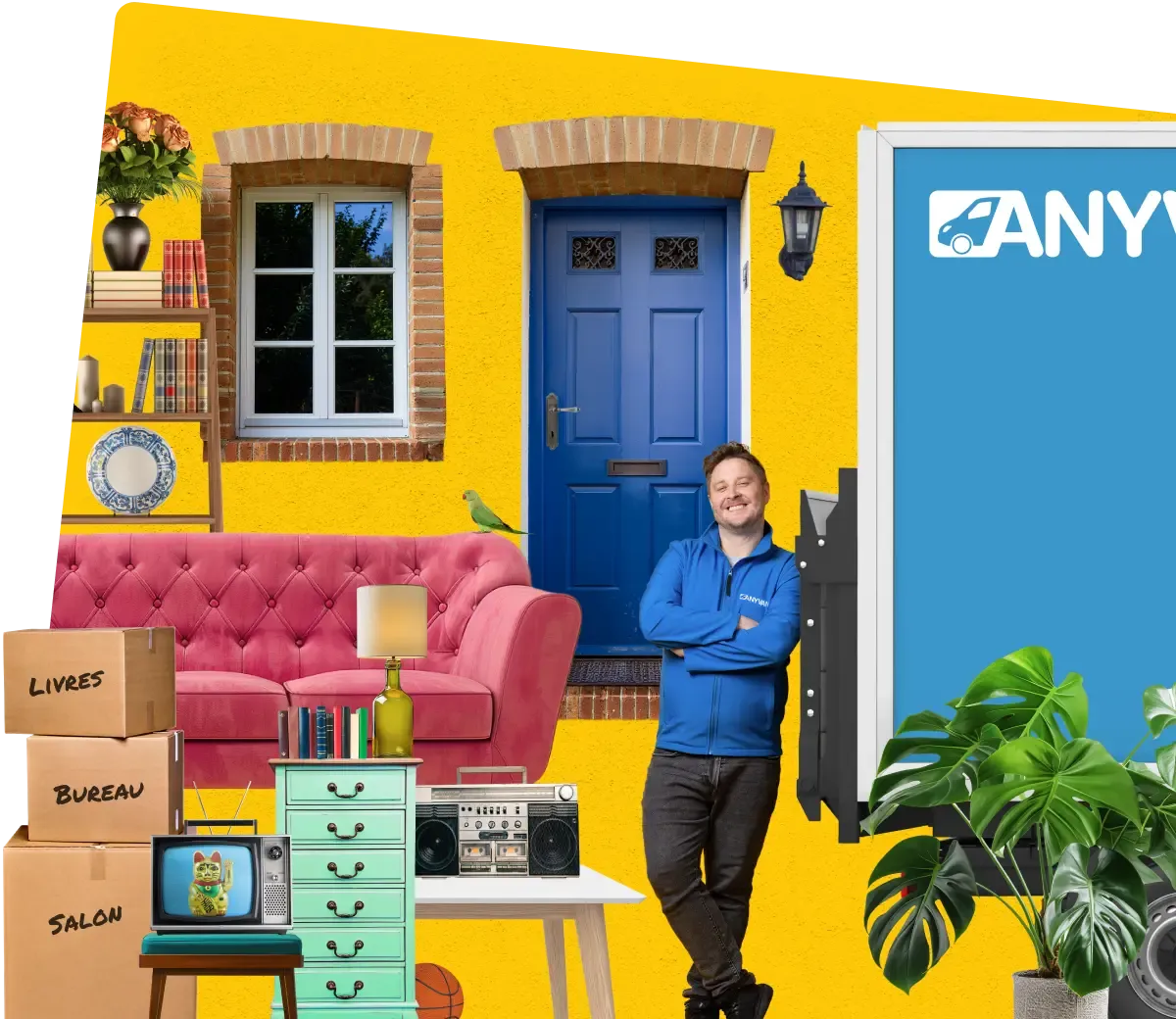Trouvez votre expert déménageur à Paris et en Île-de-France et obtenez un devis instantané avec AnyVan.