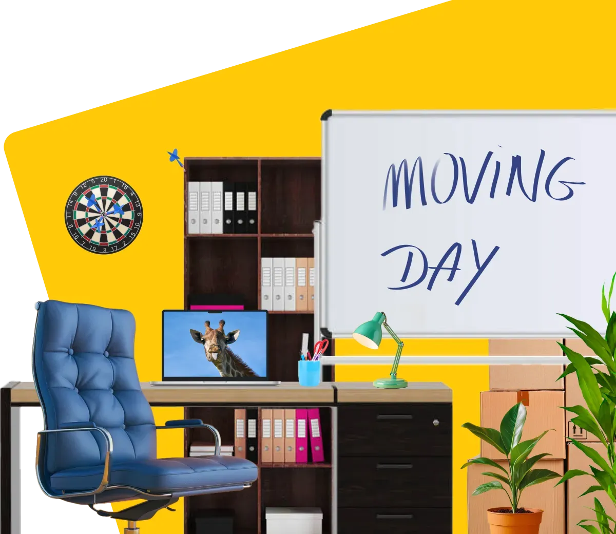 AnyVan moving van filled with furniture